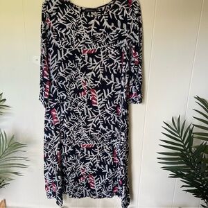 Beach style coral Comfy long sleeve dress